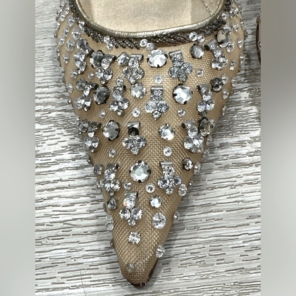 René Caovilla Cinderella Heels w crystal-embellished slingback heels - Picture 7 of 16